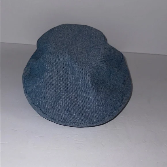 Melrose and Market Blue Denim Nautical Newsboy Cap with Cream Rope Accent OS - Picture 6 of 6